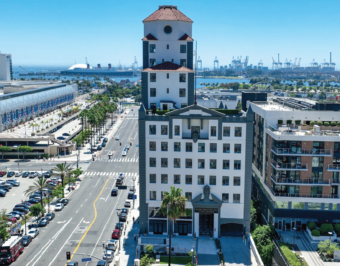 Avison Young tapped to market iconic Ocean Center, an adaptive reuse high-rise multifamily tower in Downtown Long Beach